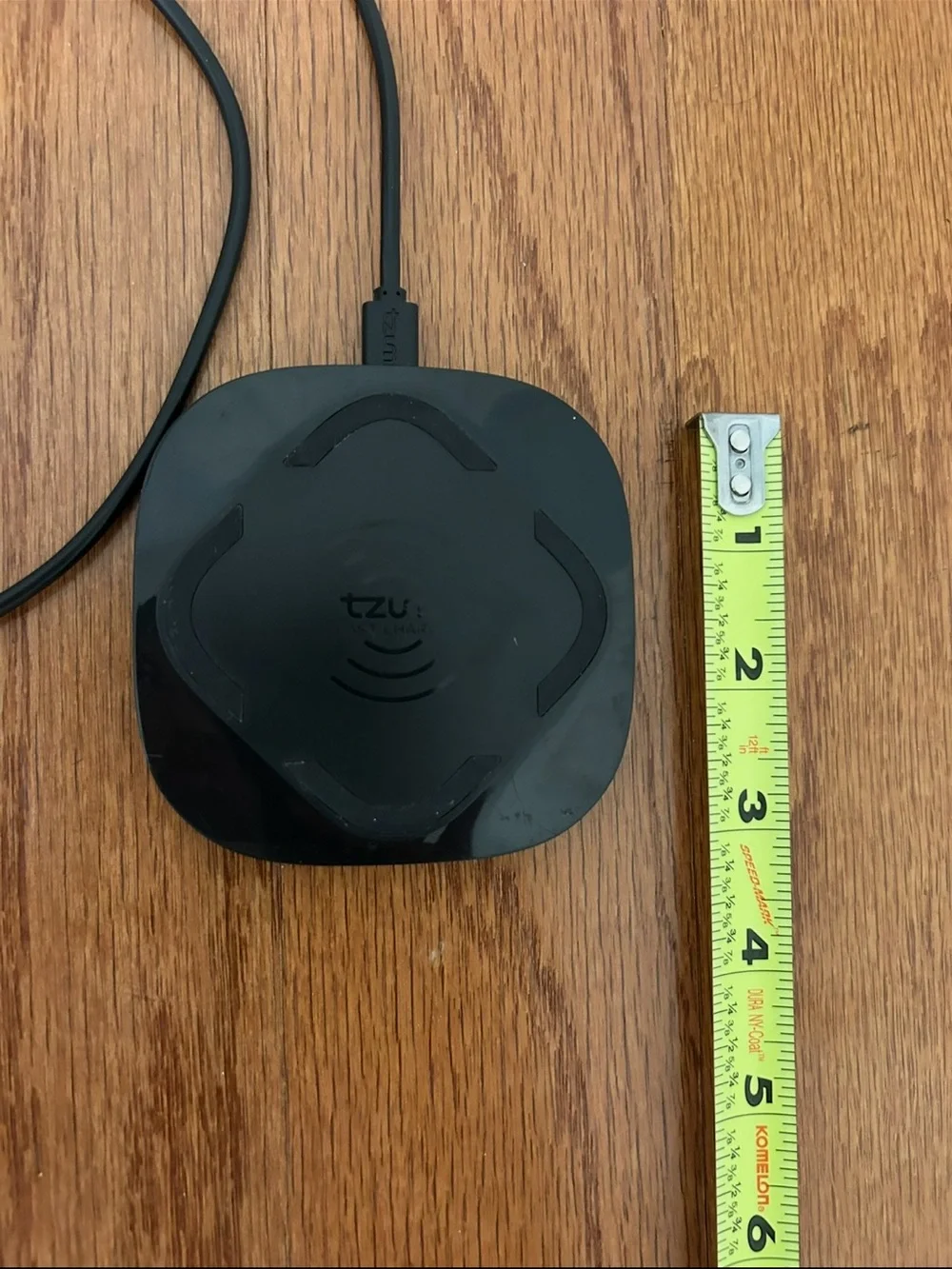 Tzumi Fast Wireless Charging Pad — Black